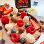 uovo di pasqua ripieno di mascarpone e frutta