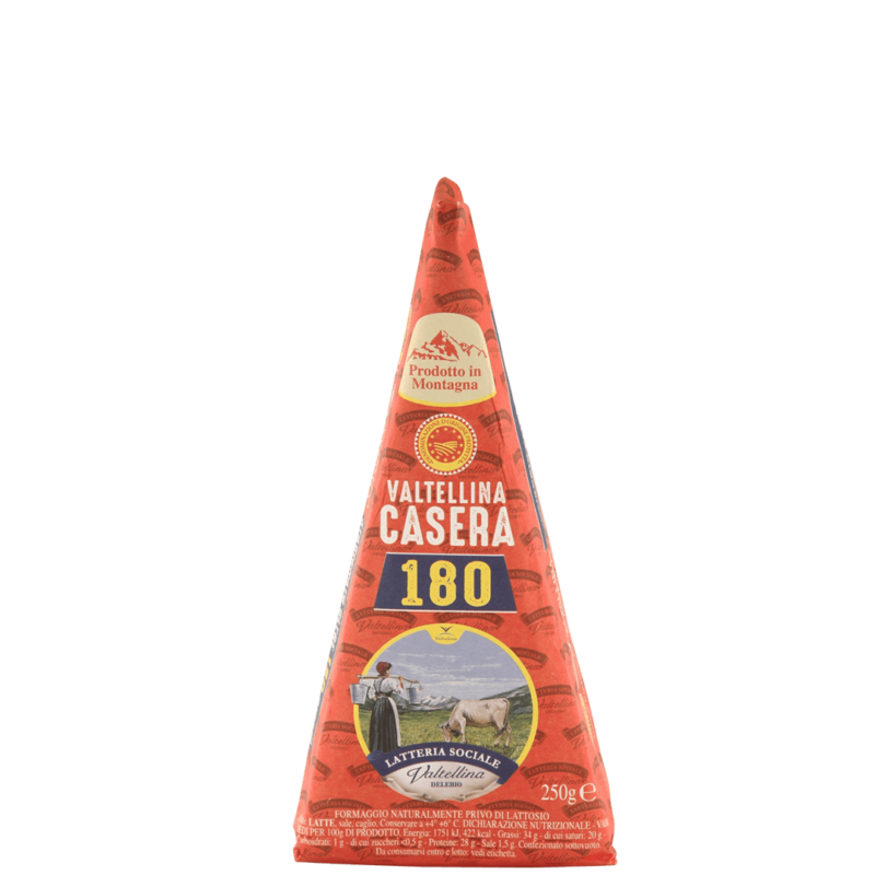 Valtellina Casera DOP stagionato oltre 180 giorni Punte 250g