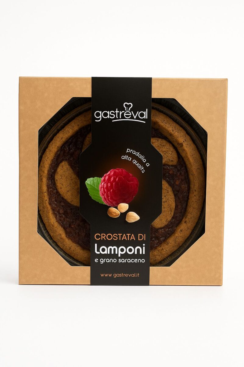 Crostata di lamponi e grano saraceno 400 g